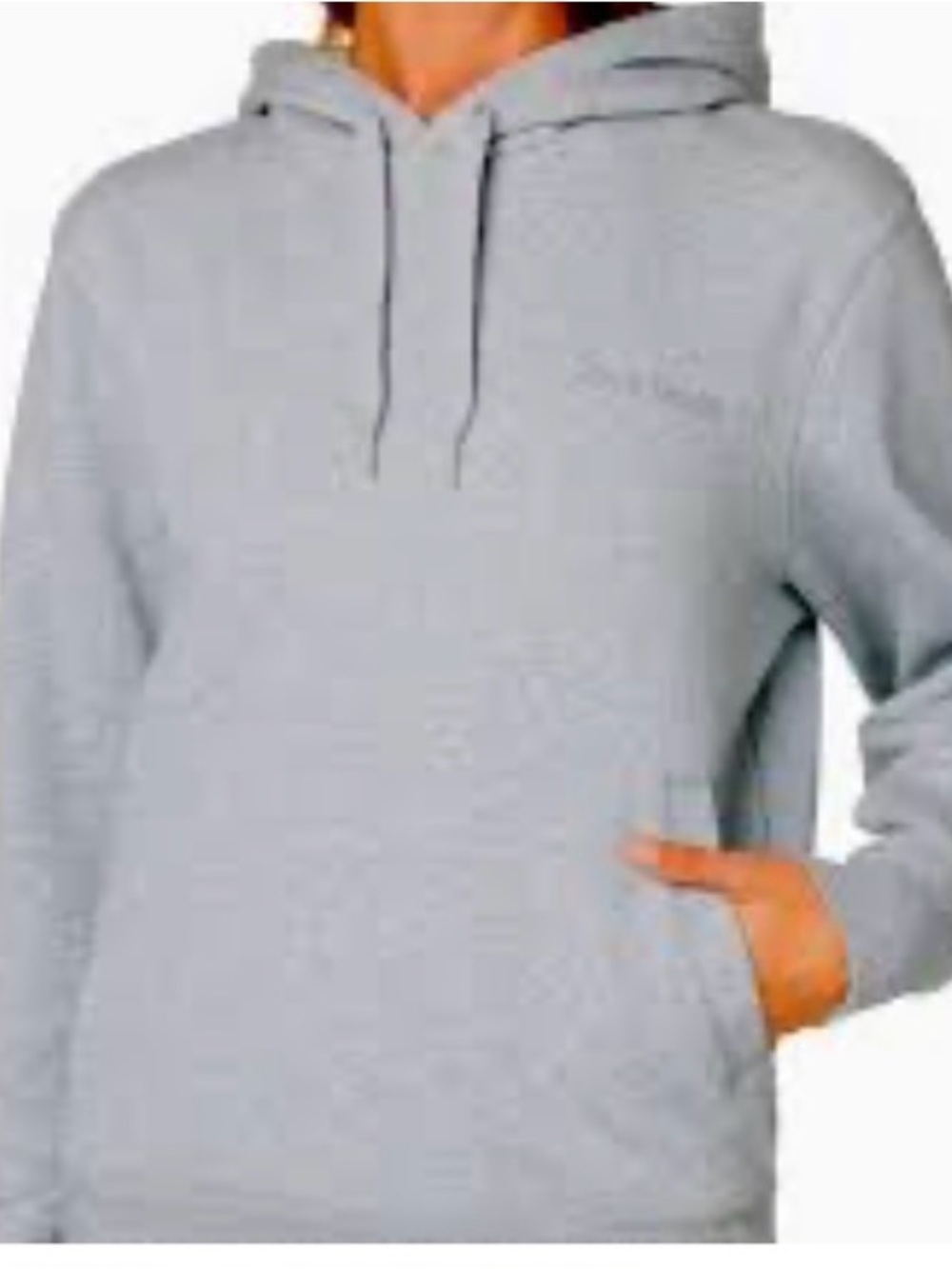 Favorite Daughter GreyCollegiate Hoodie Sweatshirt Embroidered Logo Oversized S